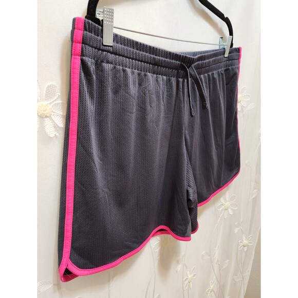 Athletic Works Womens Gray Pink XL Shorts Sporty Running Lightweight Gym Active - Picture 2 of 15
